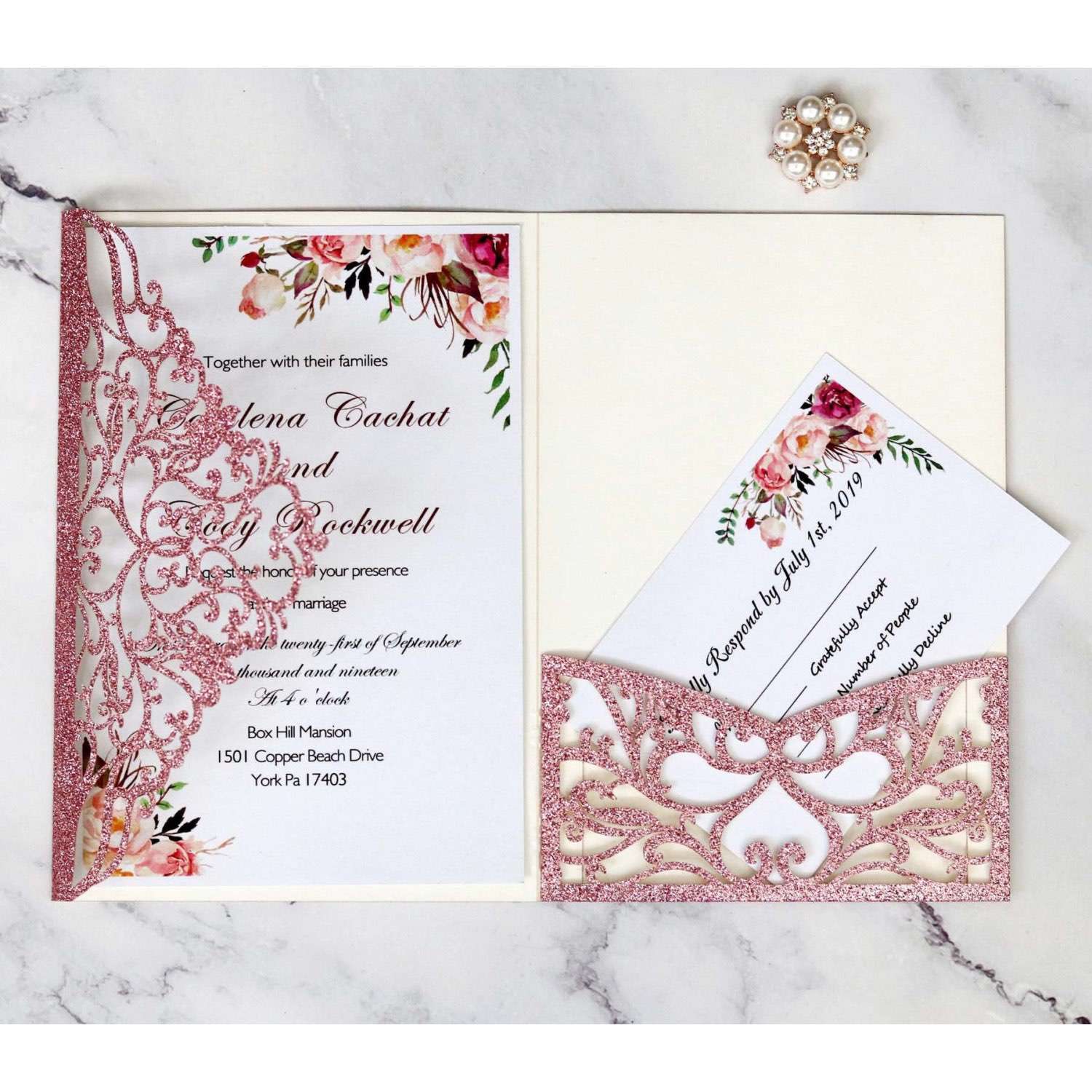 Slap-up Holiday Invitation Card Thanksgiving Day Laser Cut Paper